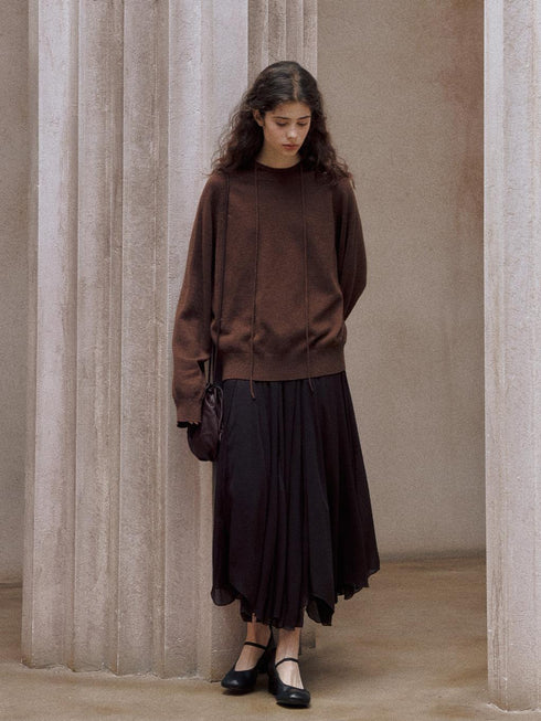 Liora Wool Hoodie Pullover